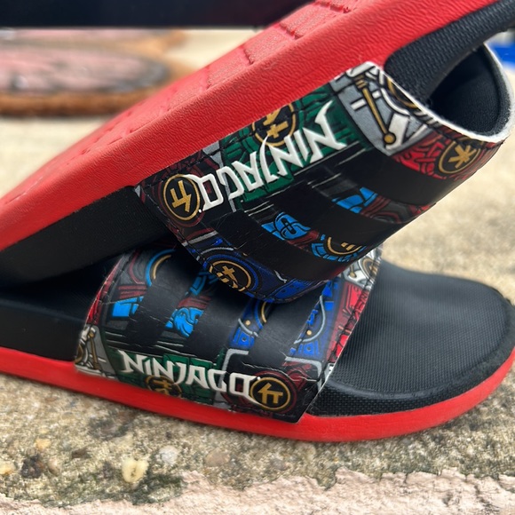 Lego Ninjago Adidas Slide Sandals - Picture 5 of 14